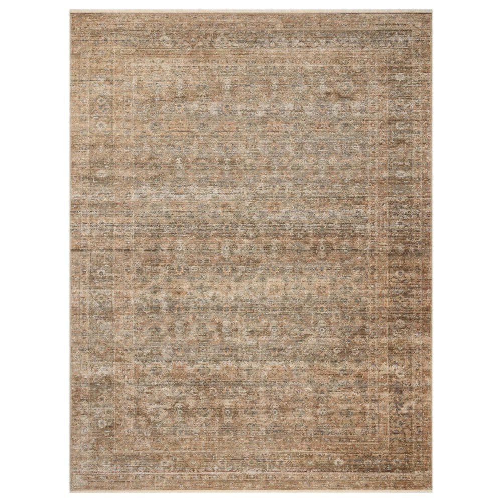 Amber Lewis x Loloi Molly Gold and Blue 2"3" x 3"10" Area Rug, , large