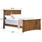 Briarwood Jack and Jill King Bed in Rustic Hickory Cappuccino, , large