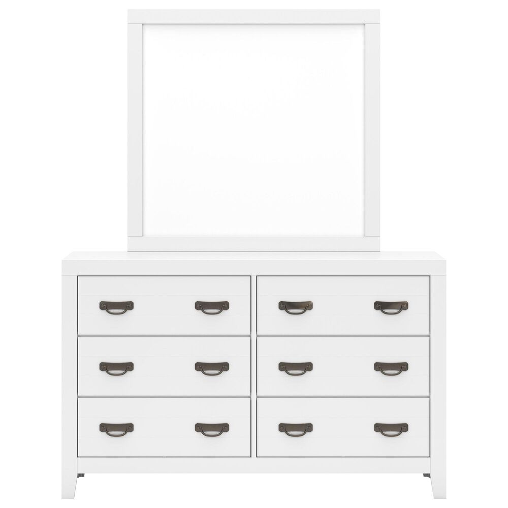 Ashley Binterglen 5-Piece King Panel Bedroom Set in White, , large