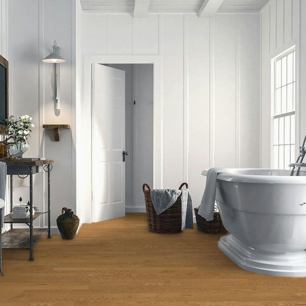 Mohawk Magnolia Path Yorkshire Tan Oak Engineered Hardwood, , large