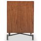 Bernhardt Brasea Queen Upholstered Panel Bed with Two Nightstands in Lume, , large