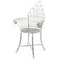 Hearth and Haven Outdoor Arm Chair with Fan-Shaped Backrest in Gray, , large