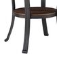 Linon Home Decor Franklin Side Table in Umber Brown and Black, , large