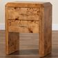 Baxton Studio Nebu 2-Drawer Nightstand in Natural Mappa Burl, , large
