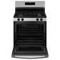 GE Appliances 30" Freestanding Gas Range with Self-Clean and 4 Burners in Stainless Steel and Black, , large