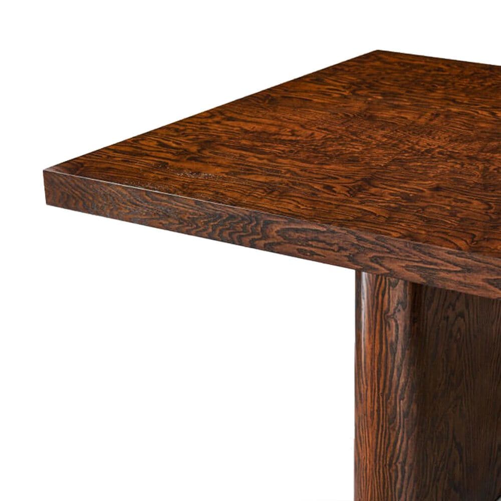 Theodore Alexander Kesden Dining Table in Pyramid Brown - Table Only, , large
