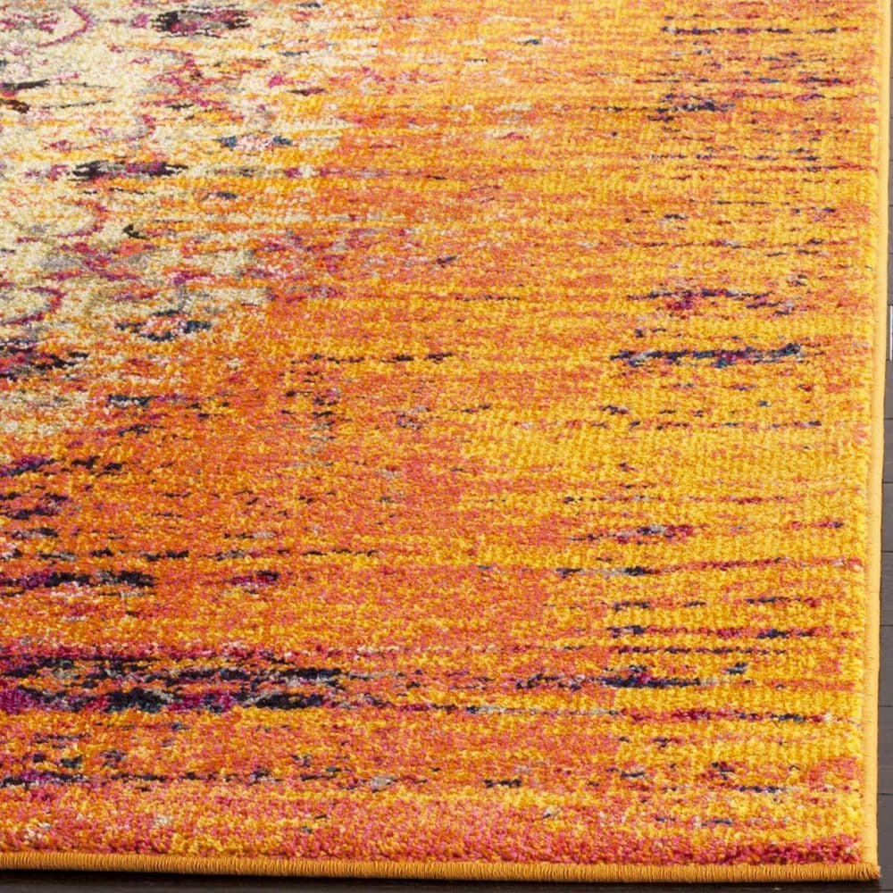 Safavieh Monaco MNC209H-3 3&#39; x 5&#39; Orange/Multi Area Rug, , large