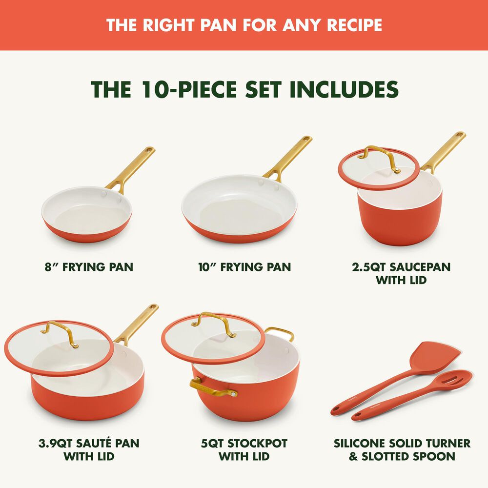 Green Pan Reserve Pro 10-Piece Cookware Set in Harvest, , large