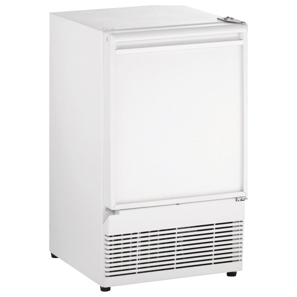 U-Line 15" Crescent Ice Maker in White, , large