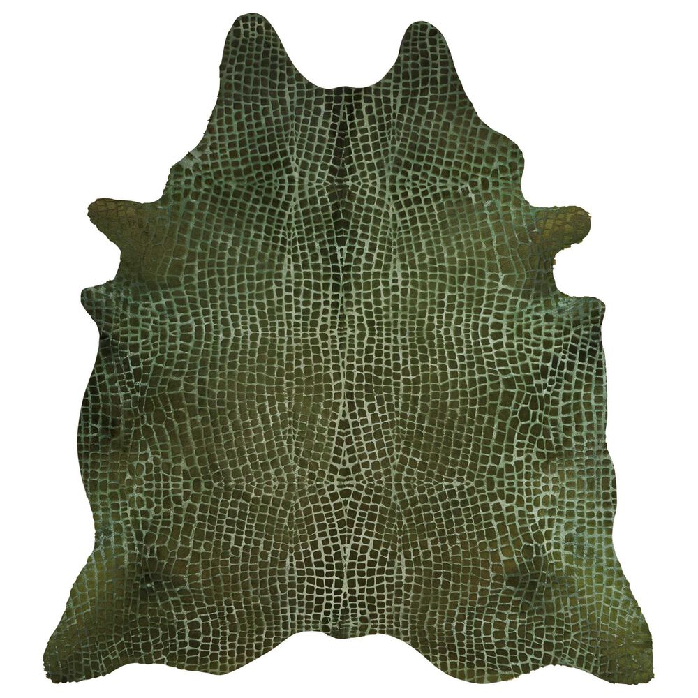 Nourison Couture BR700 5" x 7" Green Area Rug, , large