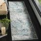 Safavieh Skyler SKY186M 2" x 10" Blue and Ivory Runner, , large