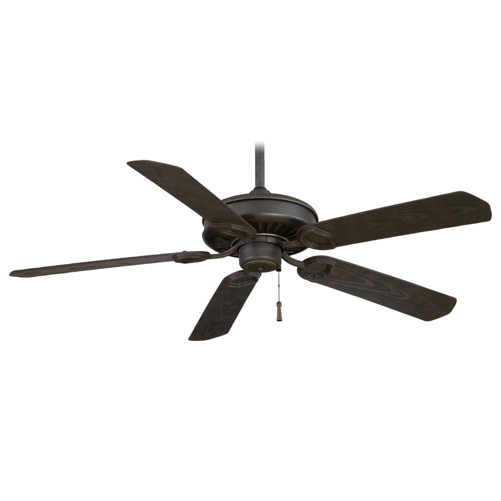 Minka-Aire Sundowner 54" Indoor/Outdoor Ceiling Fan in Black Iron and Aged Iron, , large