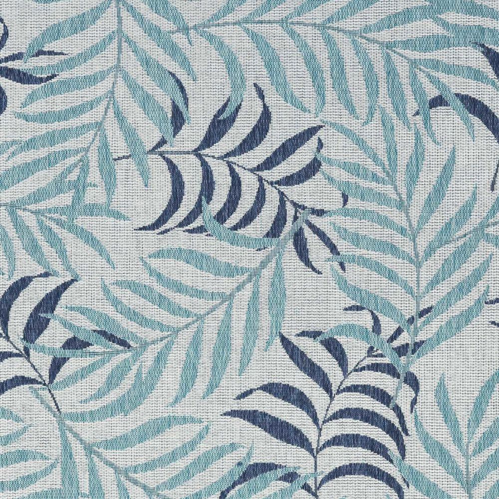 Nourison Garden Oasis Nature Blue 9&#39; x 12&#39; Indoor/Outdoor Area Rug, , large