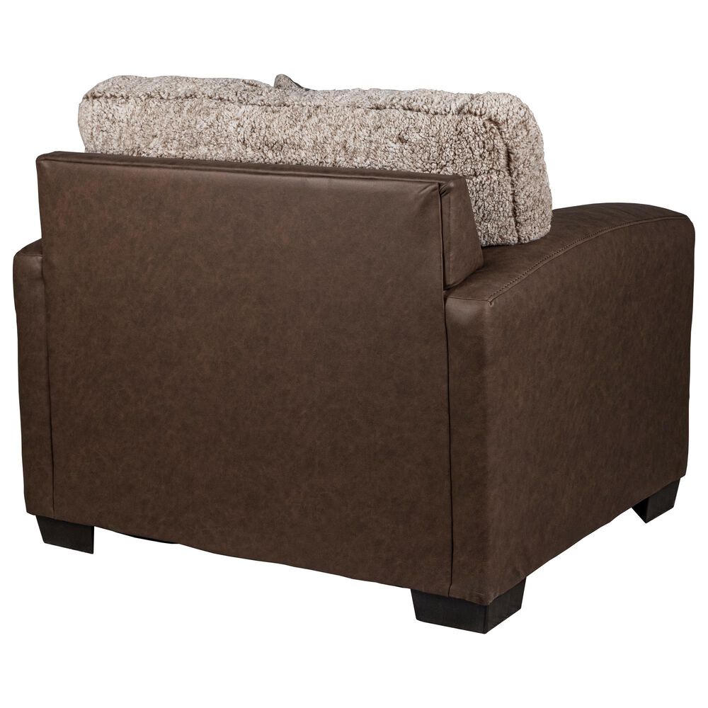 Arapahoe Home Shearling Accent Chair in Fawn, , large