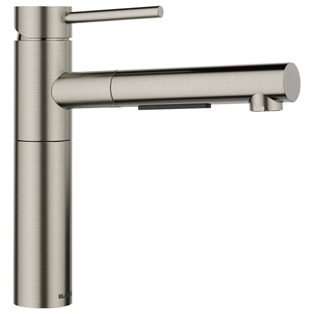 Blanco Alta II Low Arc Pull-Out Kitchen Faucet in Satin Platinum, , large