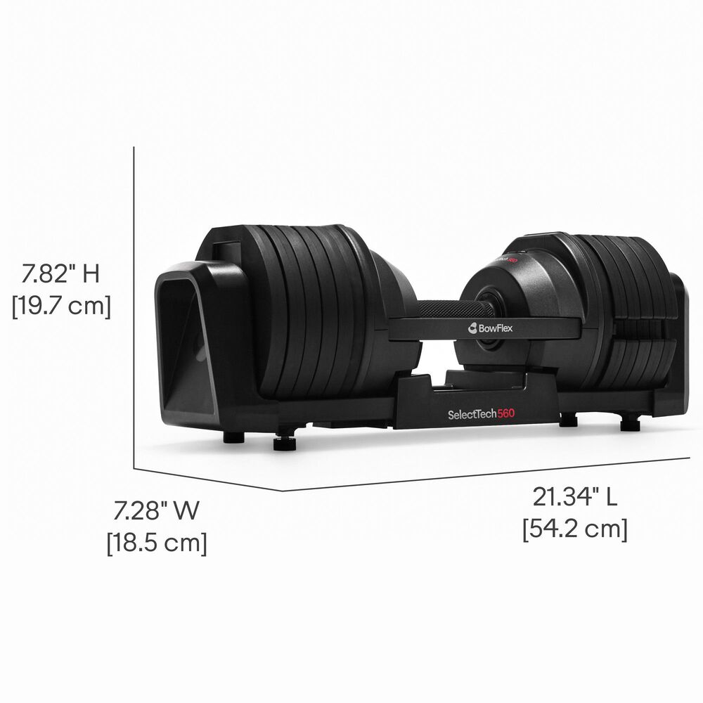 BowFlex SelectTech 560 Dumbbell in Black (Set of 2), , large