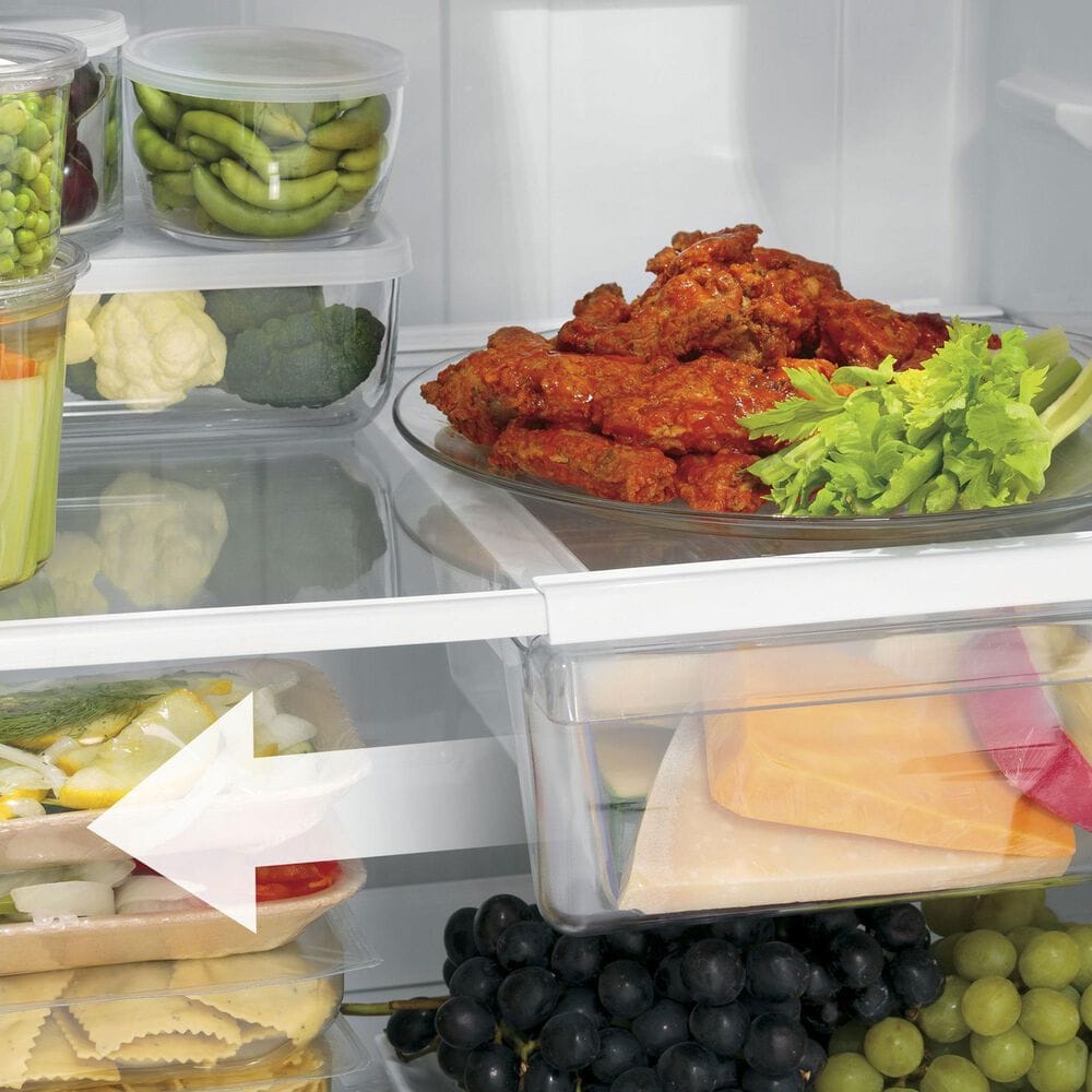 GE Appliances 21.9 Cu. Ft. Top-Freezer Refrigerator in Stainless Steel, , large