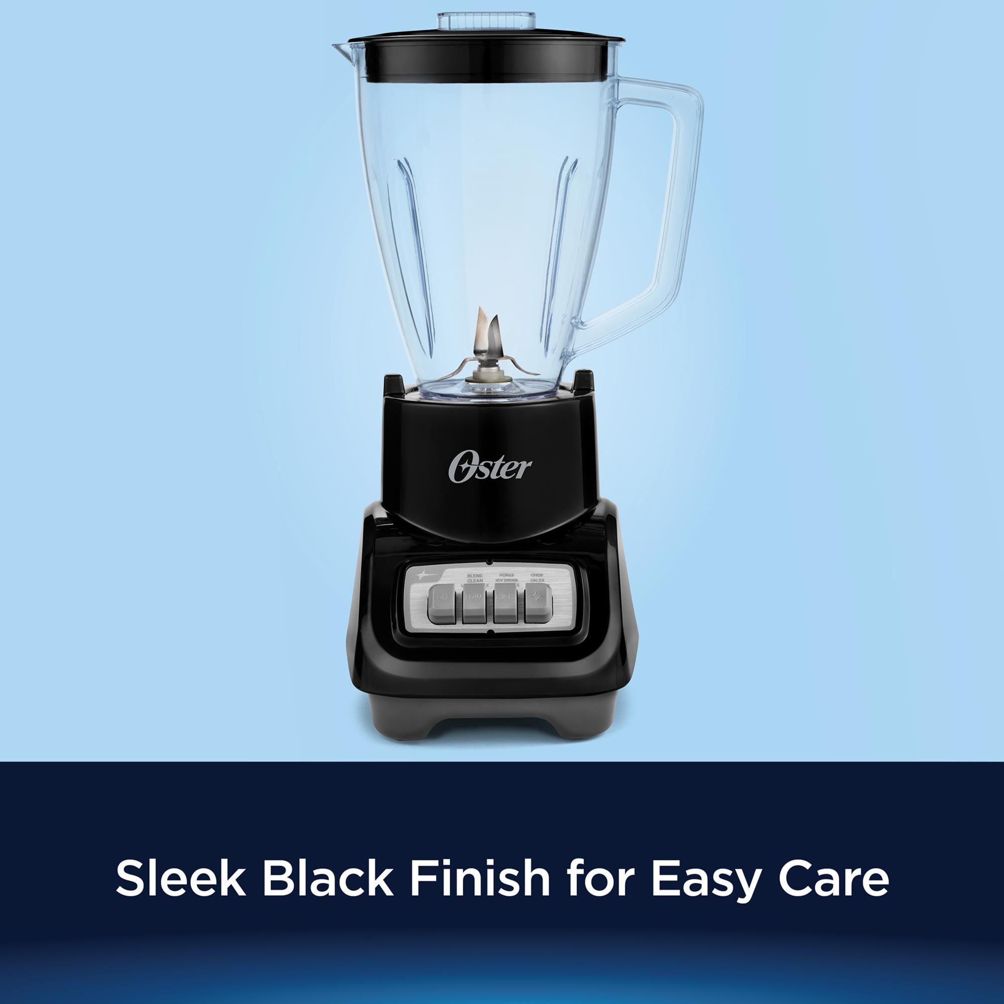 Oster Turbo 5-Speed Countertop Blender in Black