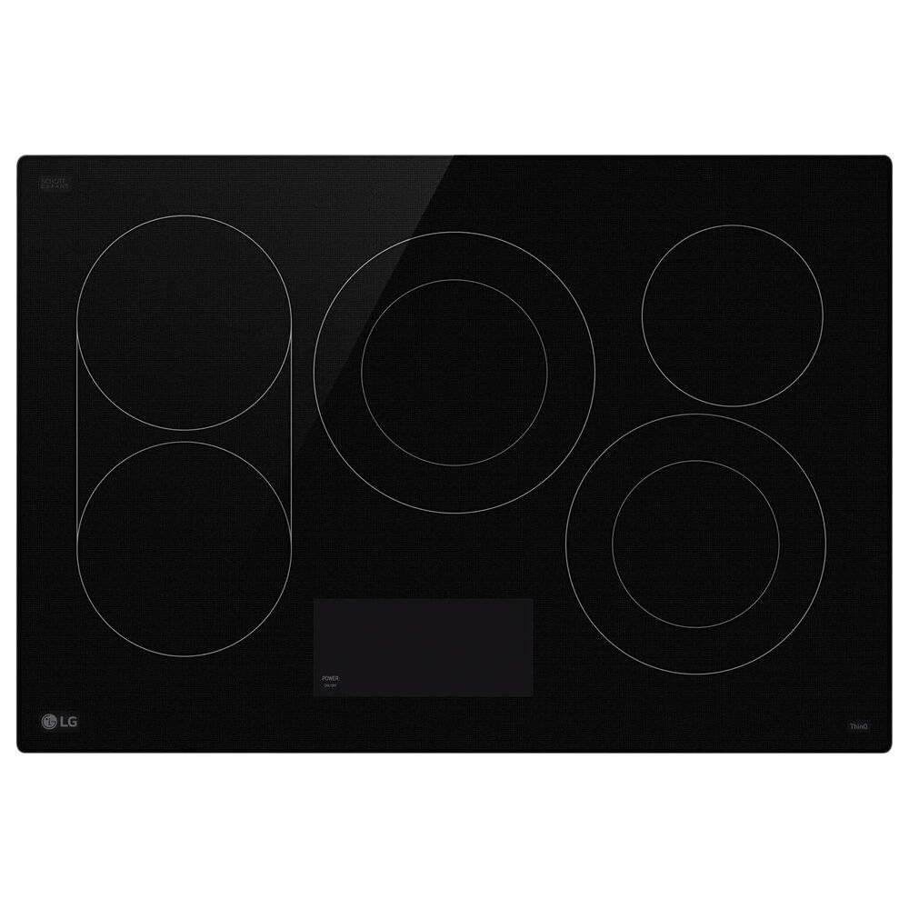 LG 2-Piece Kitchen Package with Print Proof Stainless Steel 9.4 Cu. Ft. Smart Double Wall Oven and Black 30" Electric Cooktop, , large