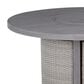 Ashley Half Moon Beach Round Fire Pit Table in Gray, , large