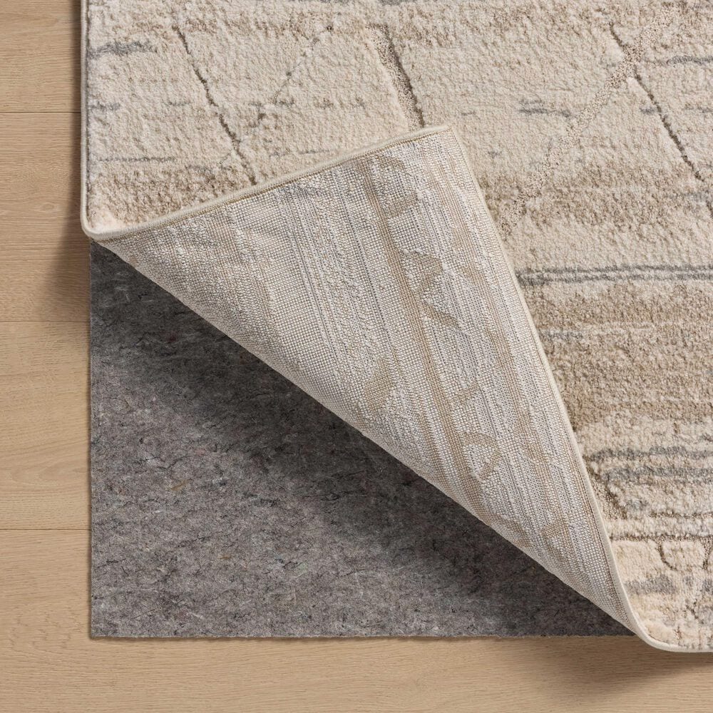 Amber Lewis x Loloi Monty 6&#39;7&quot; x 9&#39;3&quot; Ivory and Natural Area Rug, , large