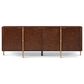 Theodore Alexander Kesden Sideboard with Leg in Pyramid Brown and Satin Brass, , large