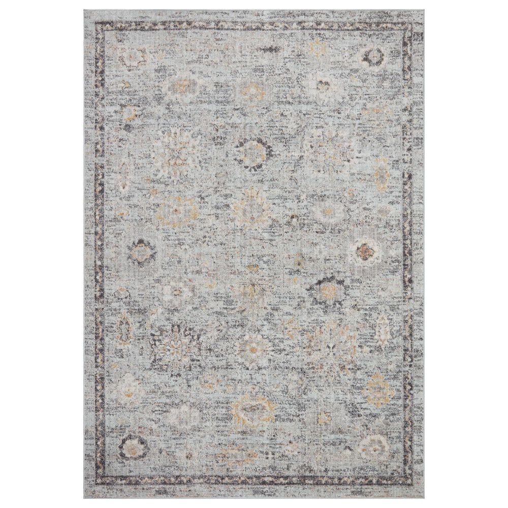 Loloi II Monroe 3"9" x 5"9" Sky and Gold Area Rug, , large