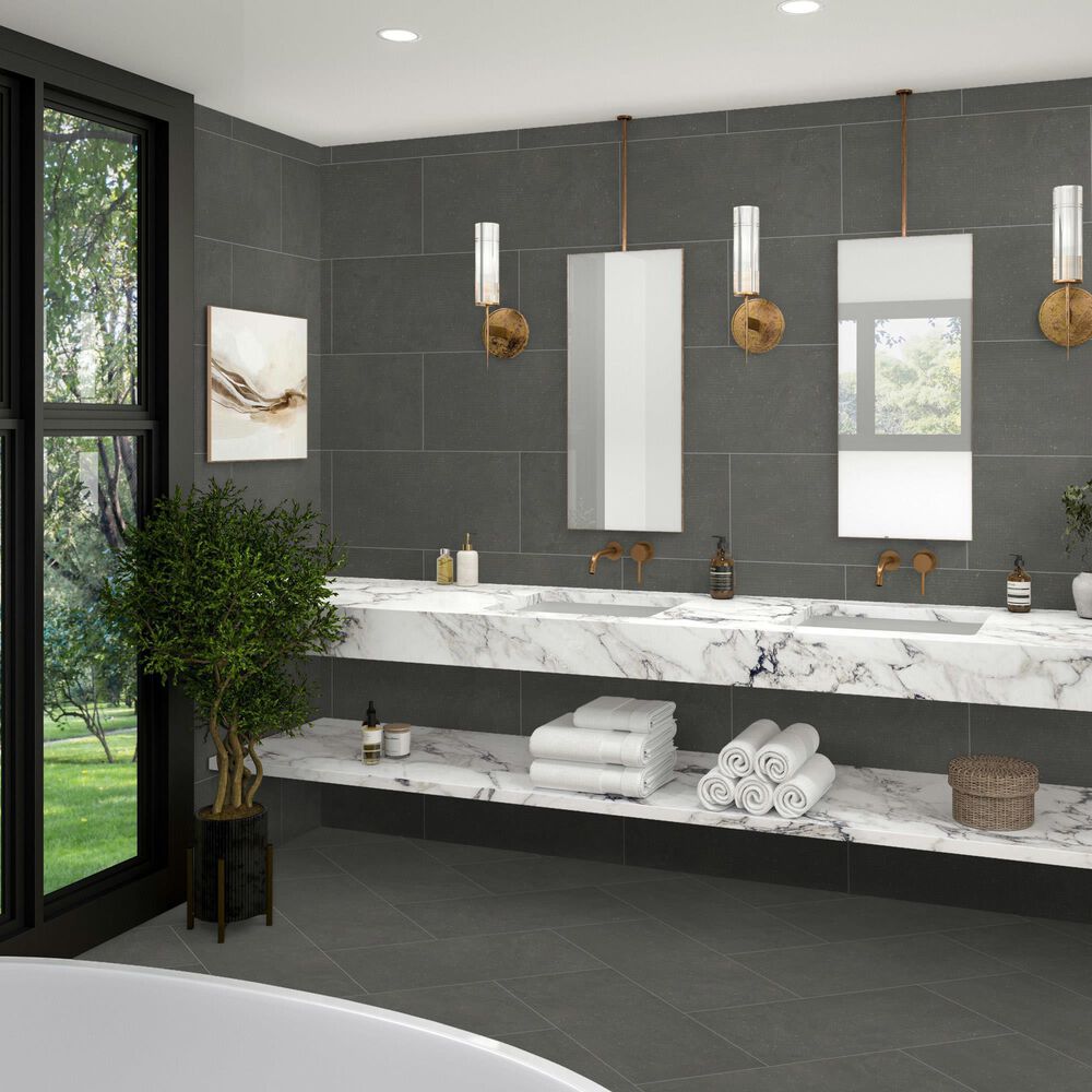 Dal-Tile Exposition Incognito 12" x 24" Textured Porcelain Tile, , large