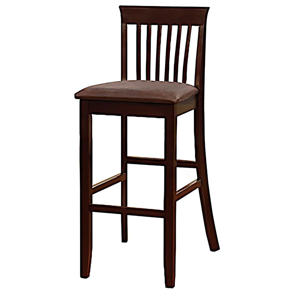 Linden Boulevard Torino Barstool in Brown/Espresso, , large