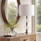 Stylecraft Lamps Table Lamp in Subal Gold and Clear, , large