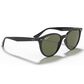 Ray-Ban Sunglasses with Green Lenses in Polished Black, , large