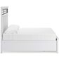 Ashley Ashbryn King Storage Bed in White and Natural, , large