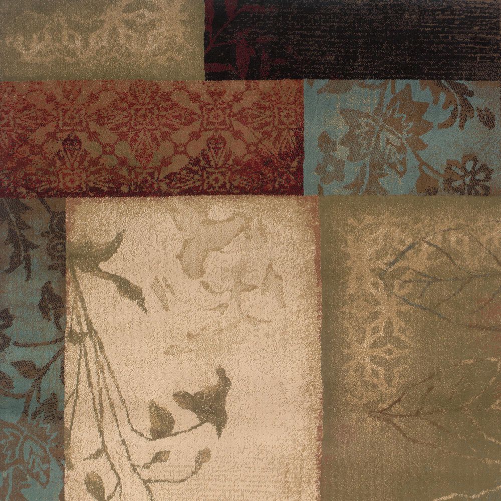 Oriental Weavers Hudson 40A 1&#39;10&quot; x 7&#39;6&quot; Multi-Color Runner, , large