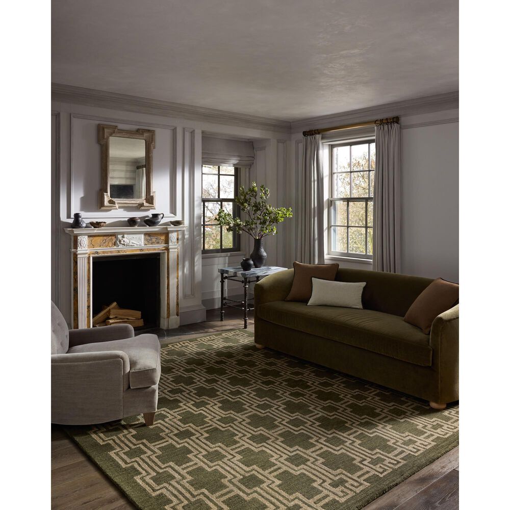 Loloi Barrow Moss and Beige 8&#39;6&quot; x 11&#39;6&quot; Area Rug, , large