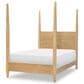 St Claire Home Today"s Traditions Full Platform Poster Bed in Natural Hickory, , large