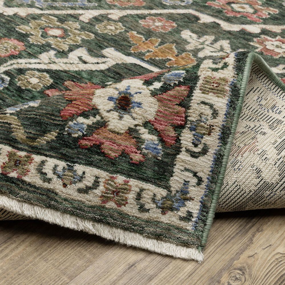 Oriental Weavers Hastings 2&#39;3&quot; x 7&#39;6&quot; Green Runner, , large