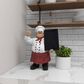Maple and Jade Polystone Chef Decorative Sign in Black, Red and White, , large