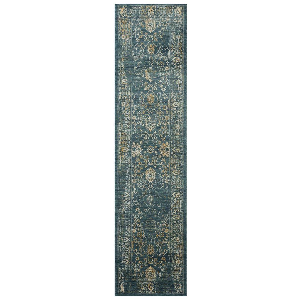 Safavieh Evoke EVK510K 2" x 10" Light Blue and Beige Runner, , large