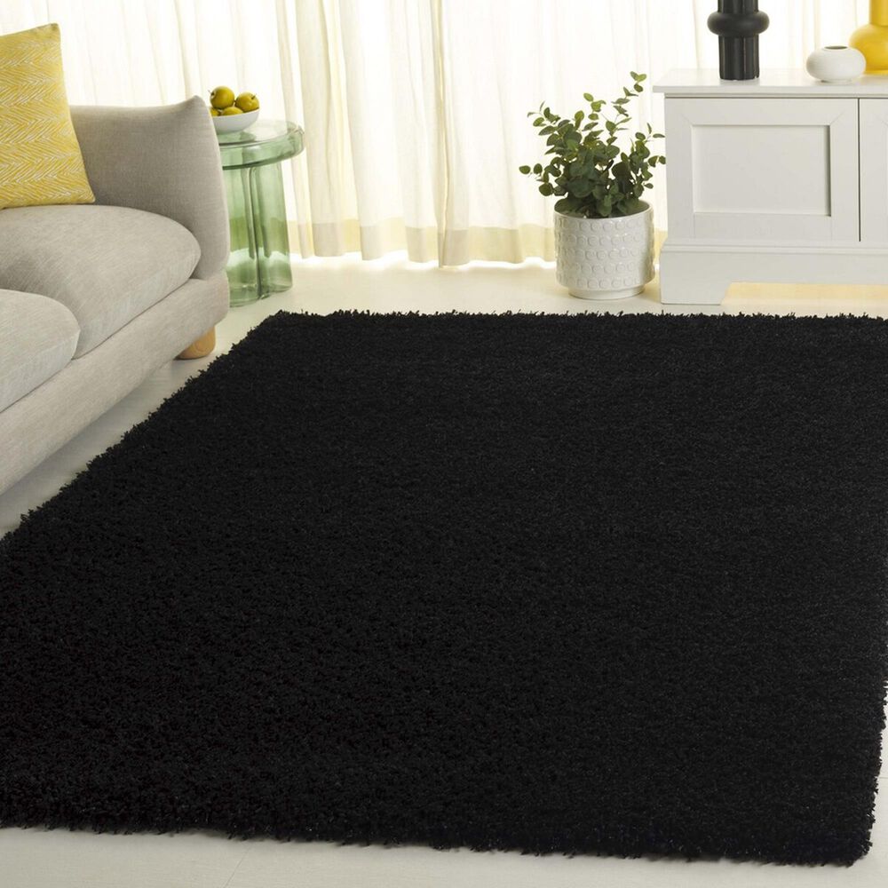 Safavieh California Shag  Black 11' x 15' Area Rug, , large