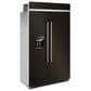 KitchenAid 29.4 Cu. Ft. Built-In Side by Side Refrigerator in Black Stainless Steel, , large