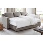 Lifestyle Solutions Haddington Stationary Sleeper Sofa in Linen, , large