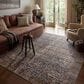 Amber Lewis x Loloi Georgie 3"9" x 5"6" Denim and Spice Area Rug, , large