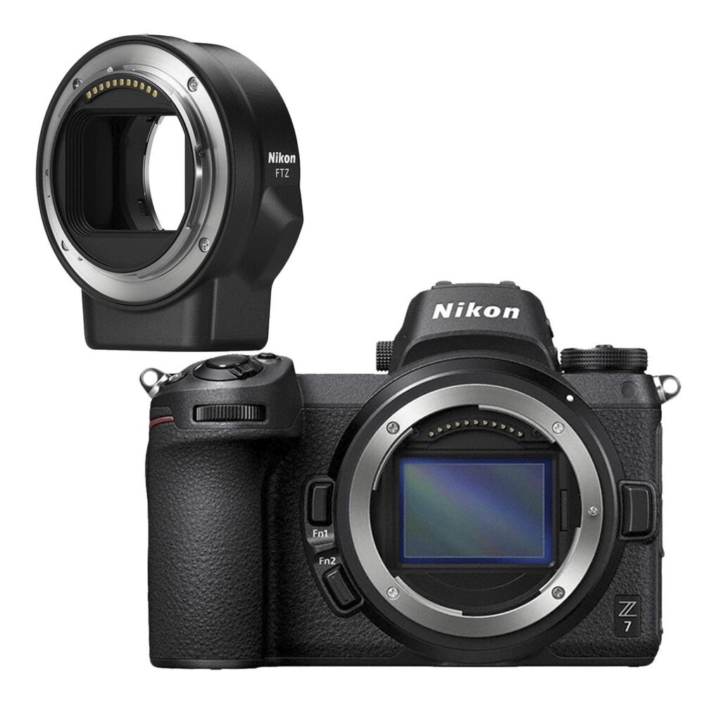 Nikon Z7 FX-Format Mirrorless Camera (Body Only) with FTZ Mount Adapter, , large