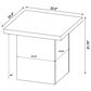 Pacific Landing Max End Table in Black, , large