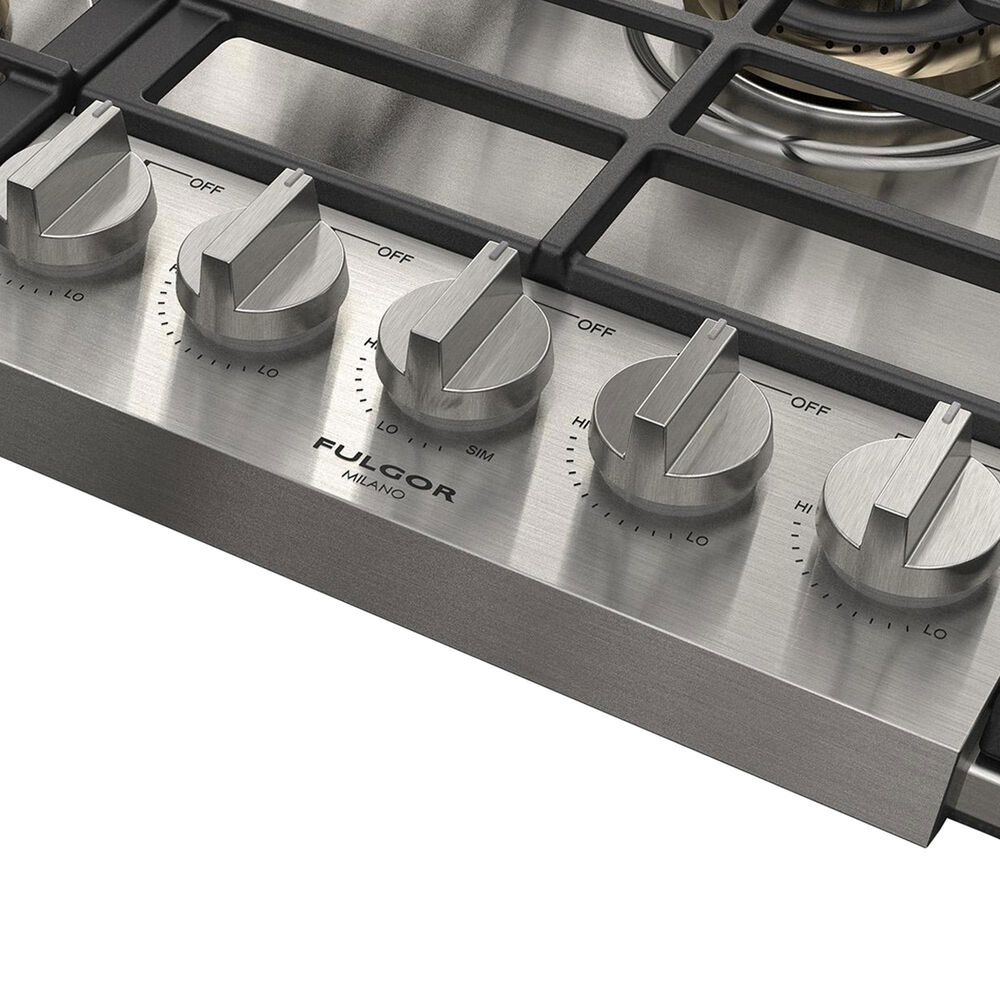 Fulgor Milano Sofia 30&quot; Gas Cooktop with 4 Single Burners in Stainless Steel, , large