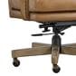 Hooker Furniture Rochelle Executive Swivel Tilt Chair in Warm Brown and Antique Gold, , large