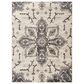 Amer Rugs Jordan 1"10" x 2"11" Ivory and Blue Area Rug, , large