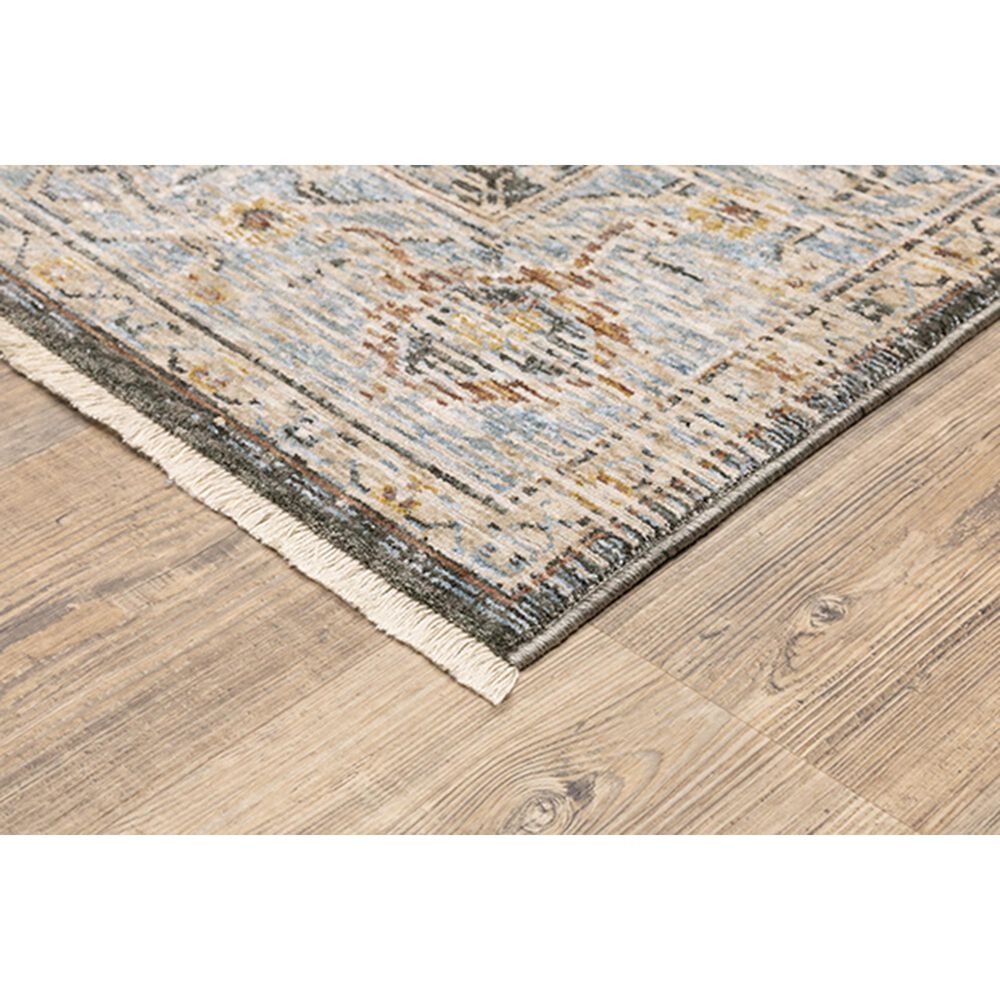 Oriental Weavers Maharaja Sudan 1803X 9&#39;10&quot; x 12&#39;10&quot; Grey Area Rug, , large