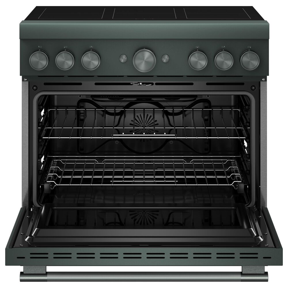 KitchenAid 5.1 Cu. Ft. Freestanding Commercial-Style Induction Range with Air Fry in Juniper, , large