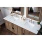 James Martin Vanities Portland 72" Double Bathroom Vanity in Whitewashed Walnut with 3 cm Carrara White Marble Top and Rectangular Sinks, , large